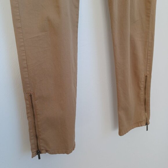 Michael Kors Pant Ankle Zip Detail Cotton Chino Womens size 6 - Picture 8 of 14